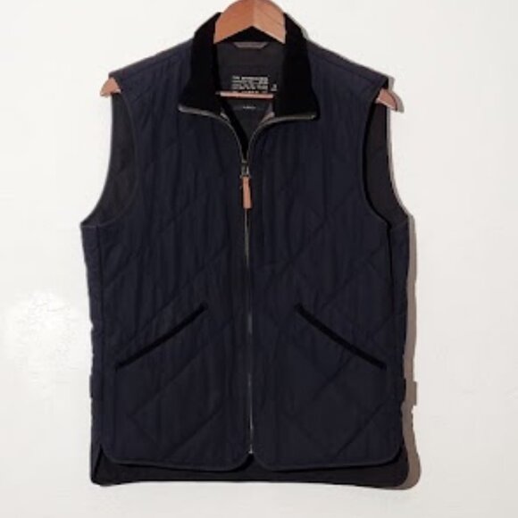 J. Crew Men's Diamond Quilted Outdoor Vest in size Small - Picture 1 of 4
